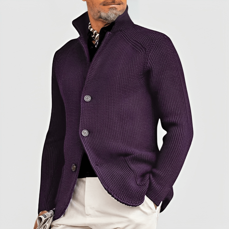 Cardigan boutonné pour homme