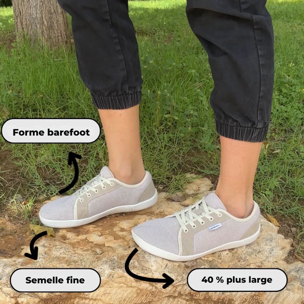 Chaussures ErgoStep - Confort ultime pour pieds sensibles et larges
