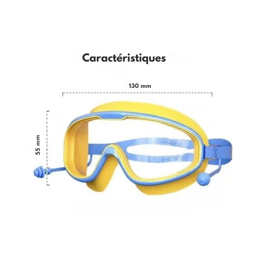 Lunettes ConfortKids – Vision large, zéro buée, 100% protection