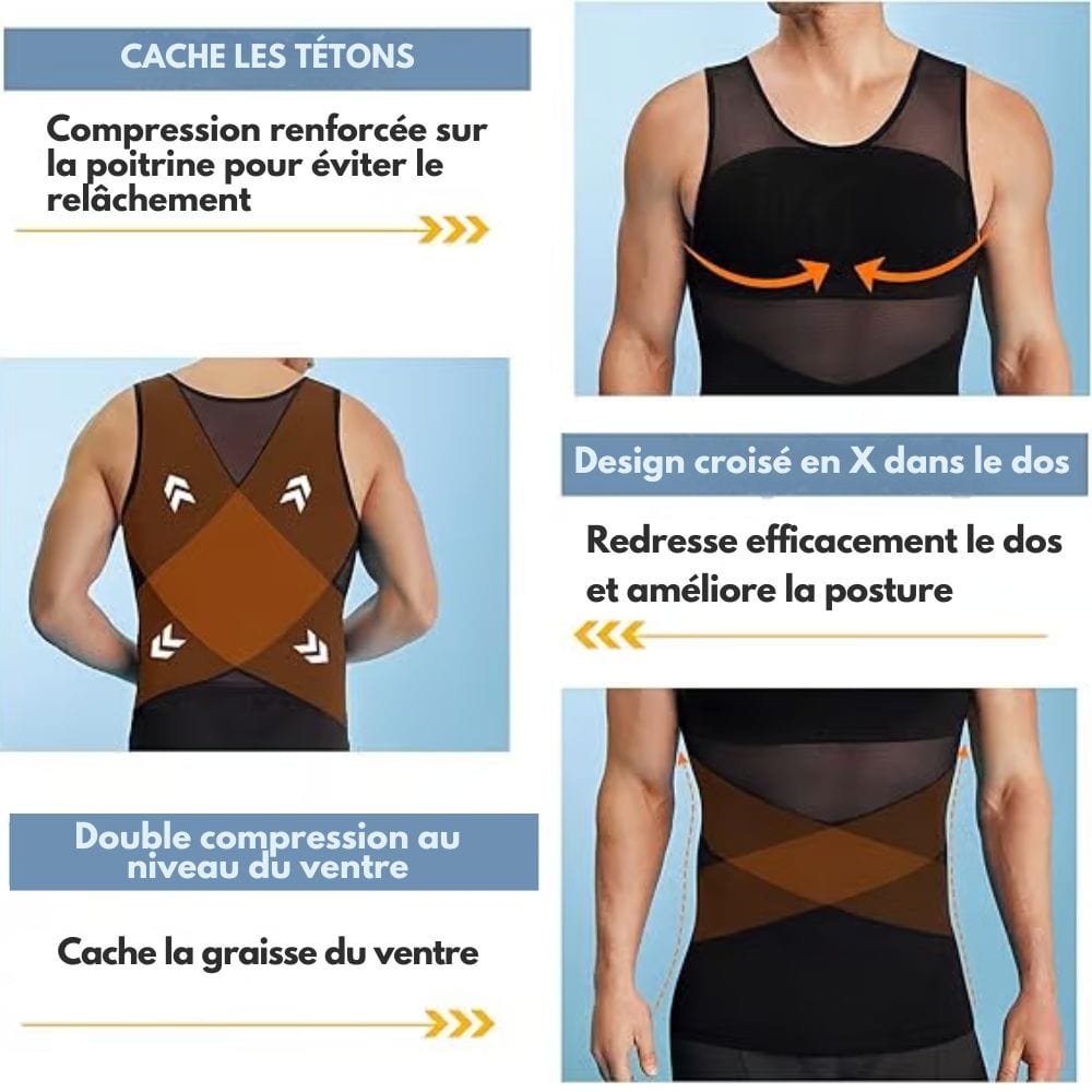 Débardeur OrthoShape – Affine, redresse, booste votre confiance