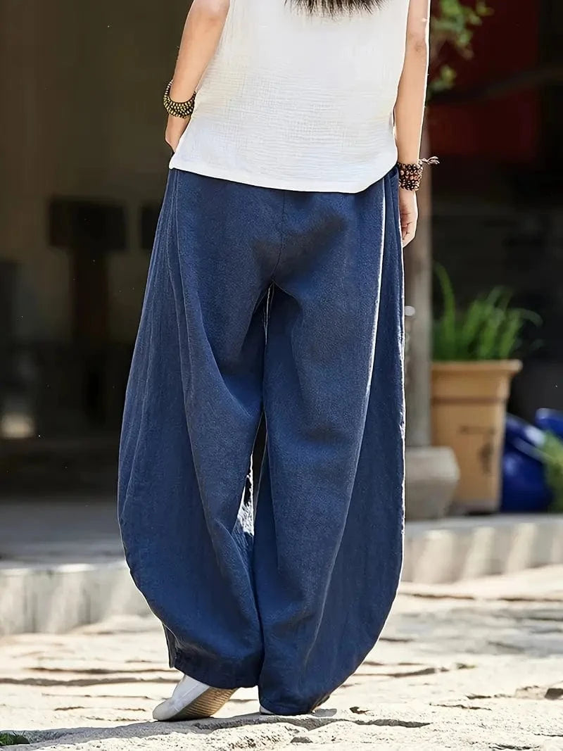 Pantalon ample style sarouel
