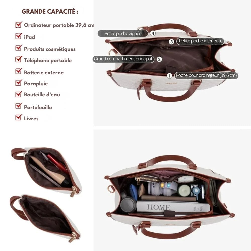 Sac cabas avec compartiment isothermique