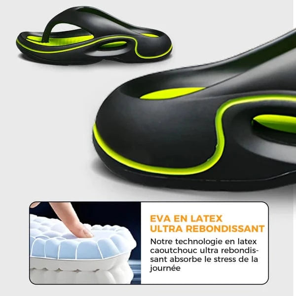 Tongs relax+ - Amorti moelleux, marche légère