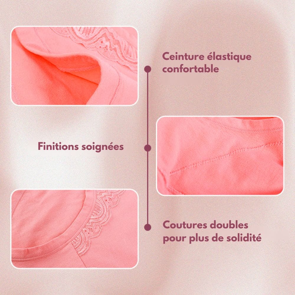 Culotte en coton anti-fuite – Ultra légère, hyper protectrice