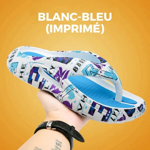 Tongs relax+ - Amorti moelleux, marche légère