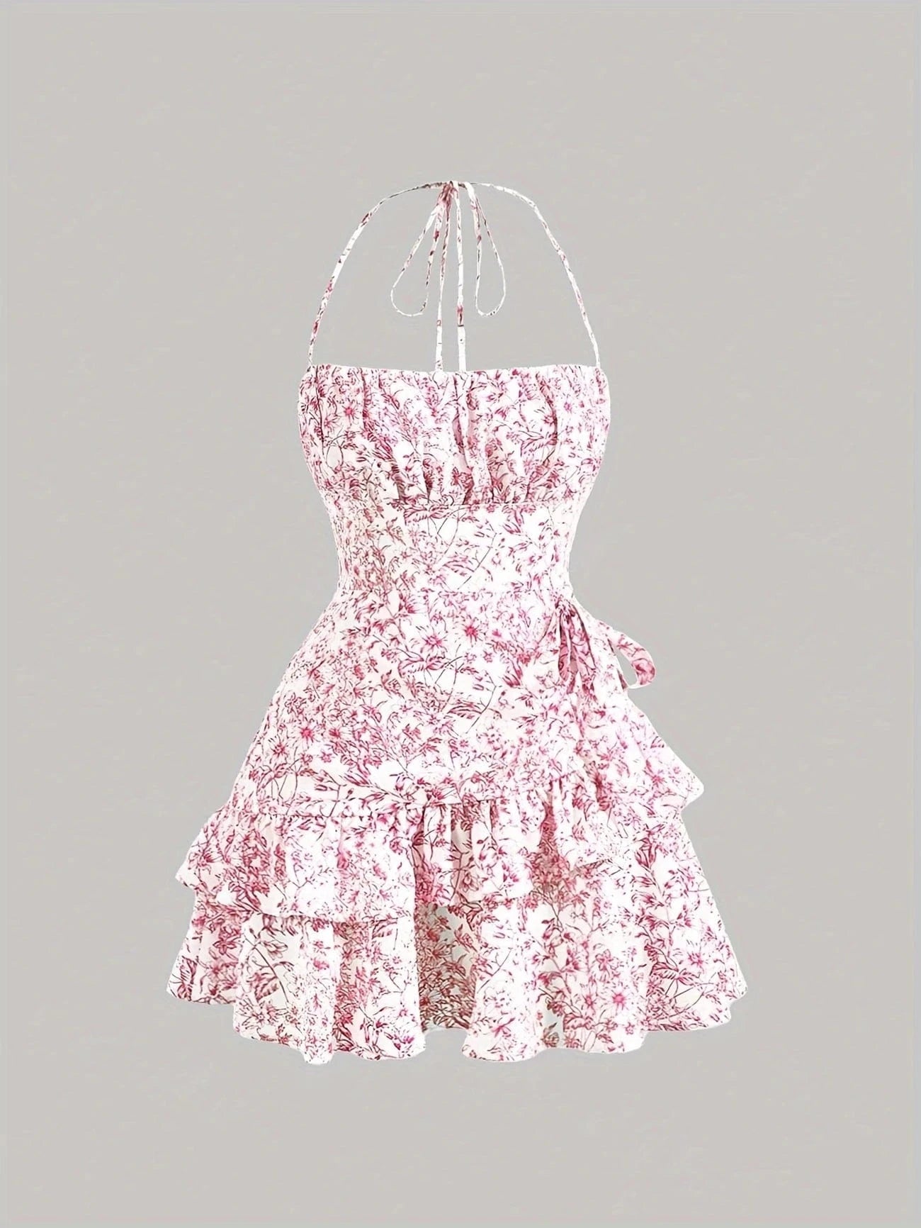 Robe fleurie à volants – Fraîche, légère et craquante