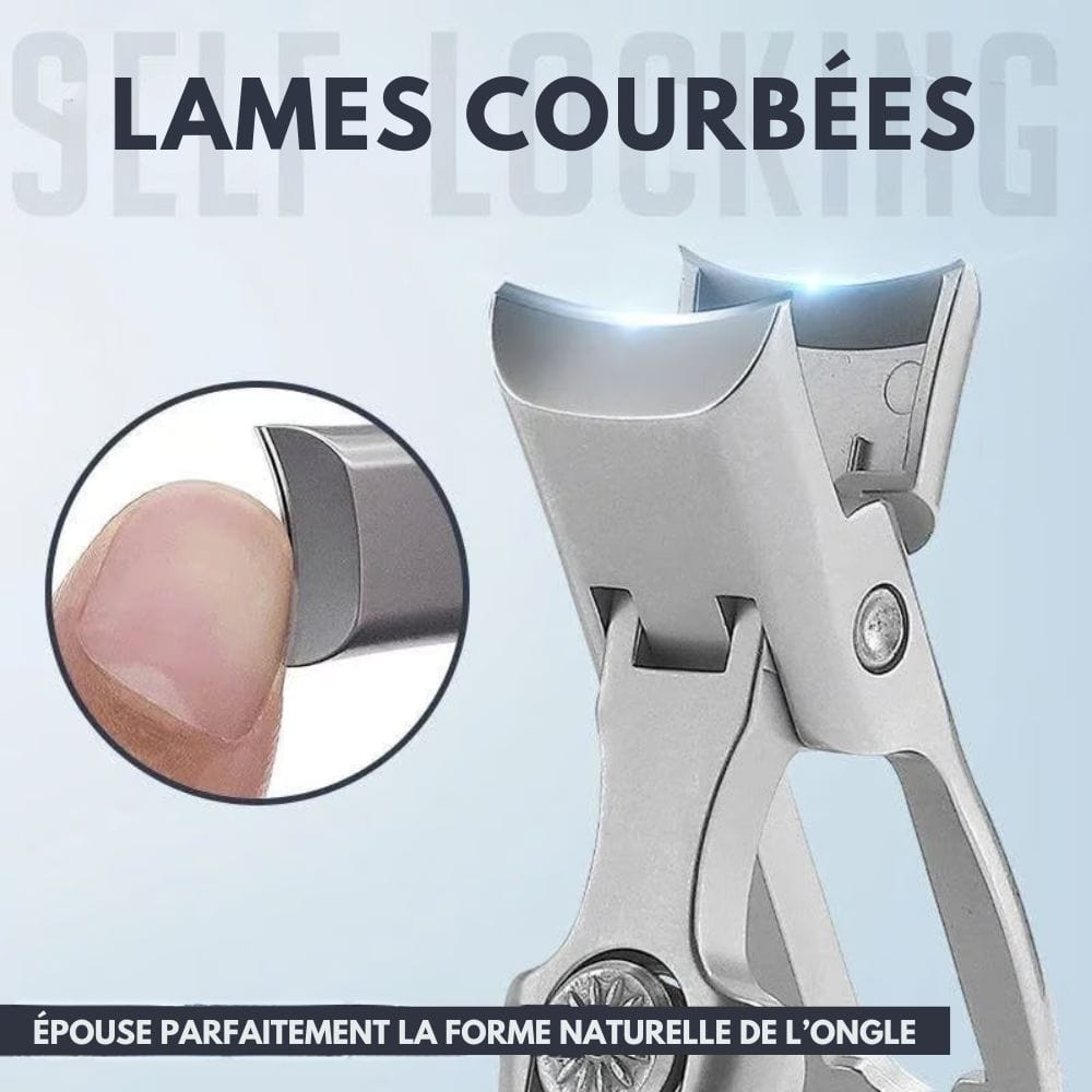 Coupe-ongles à auto-verrouillage et anti-projections