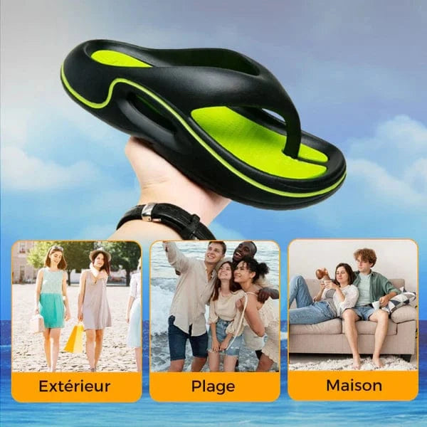 Tongs relax+ - Amorti moelleux, marche légère