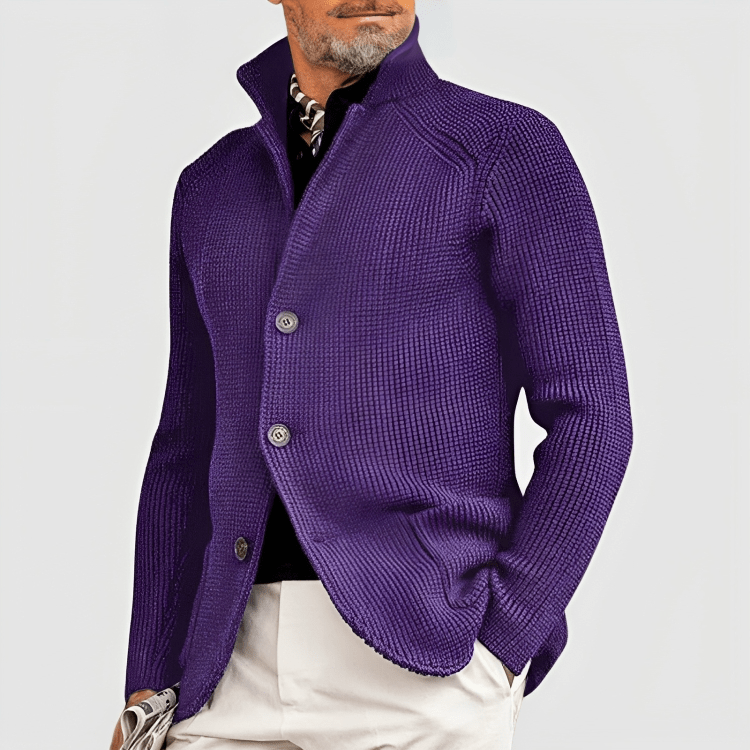 Cardigan boutonné pour homme