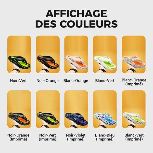 Tongs relax+ - Amorti moelleux, marche légère