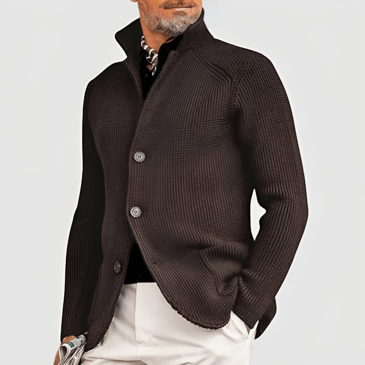 Cardigan boutonné pour homme