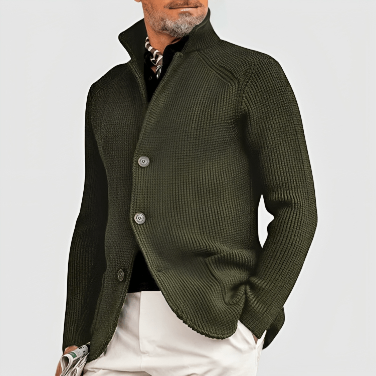 Cardigan boutonné pour homme