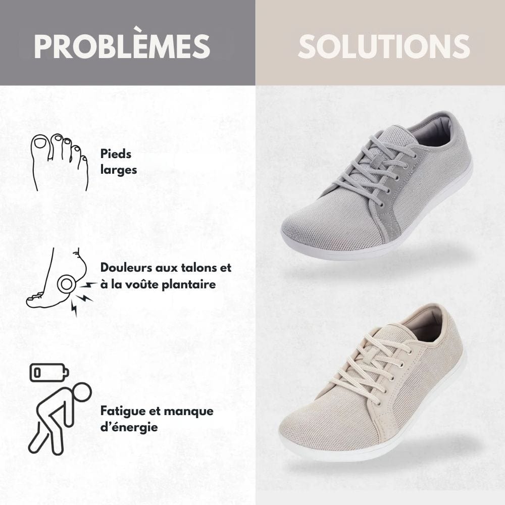 Chaussures ErgoStep - Confort ultime pour pieds sensibles et larges