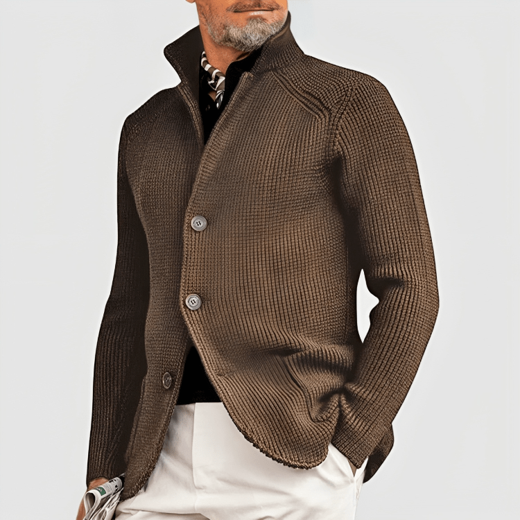 Cardigan boutonné pour homme