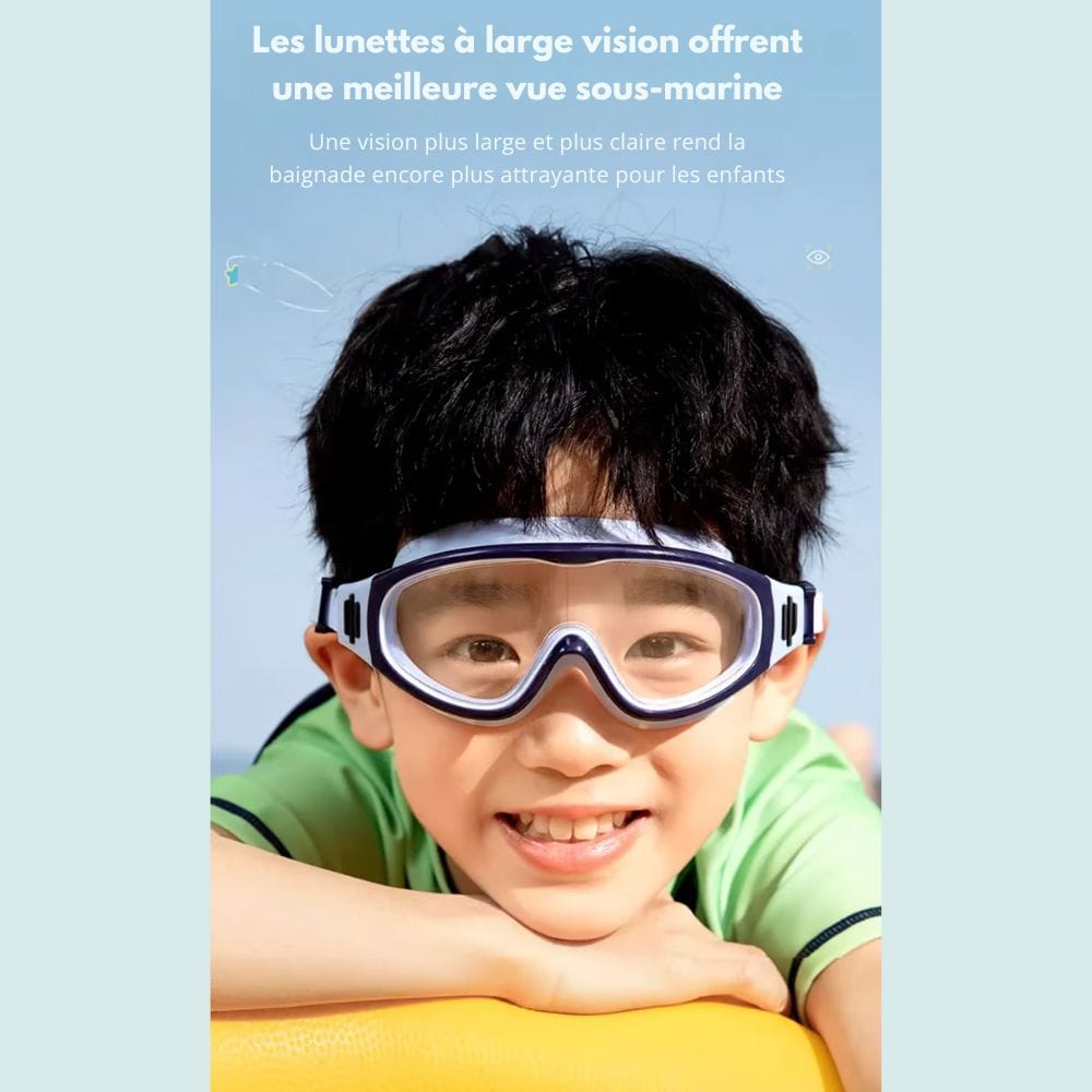Lunettes ConfortKids – Vision large, zéro buée, 100% protection