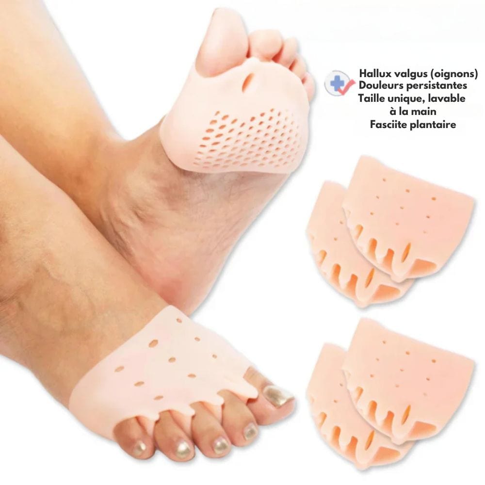 Footcare+- Soulage l’hallux valgus et protège des frottements