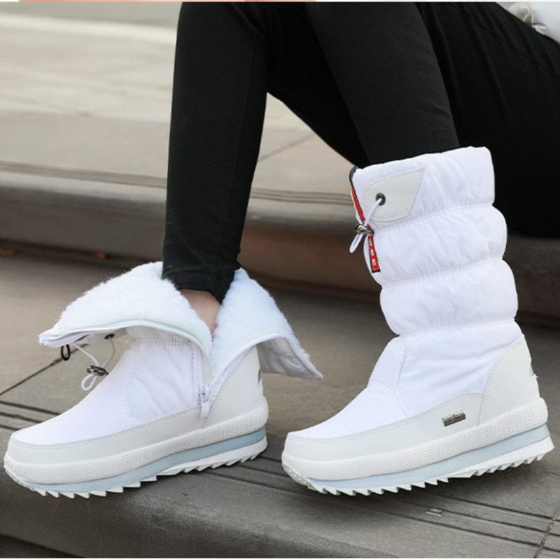 Bottes de neige épaisses et imperméables