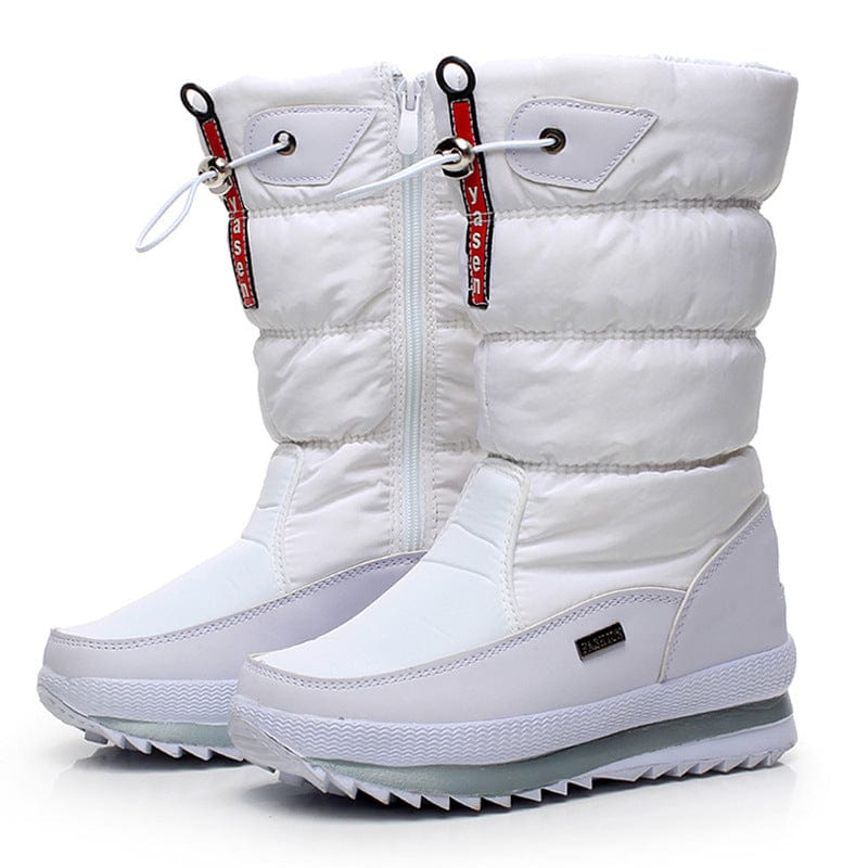 Bottes de neige épaisses et imperméables