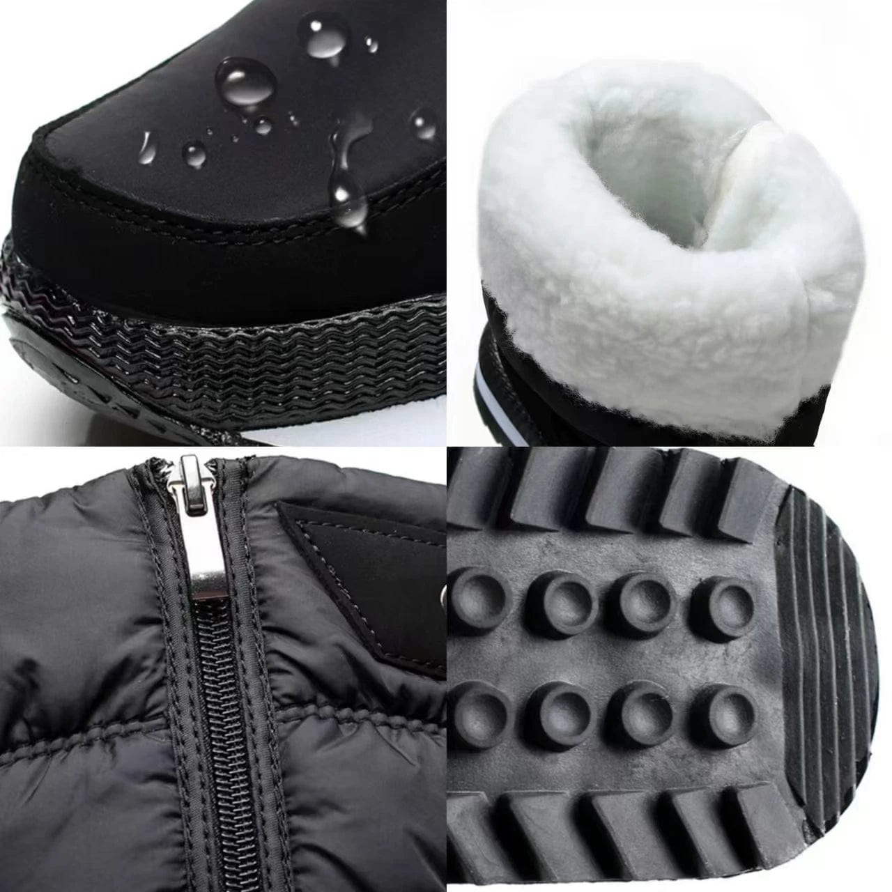 Bottes de neige épaisses et imperméables