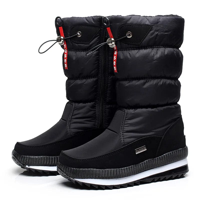 Bottes de neige épaisses et imperméables