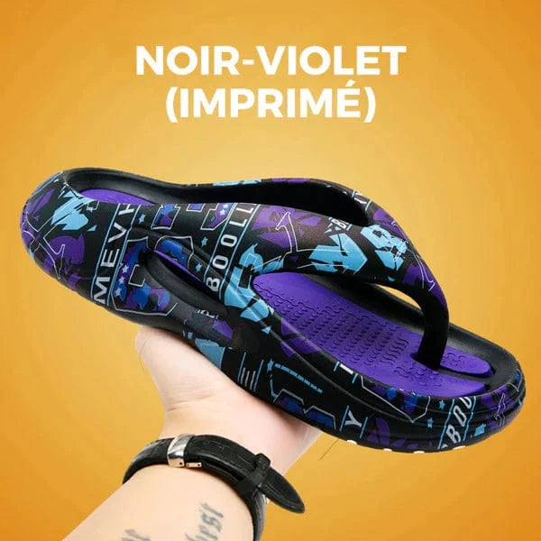 Tongs relax+ - Amorti moelleux, marche légère