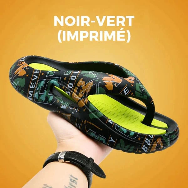 Tongs relax+ - Amorti moelleux, marche légère
