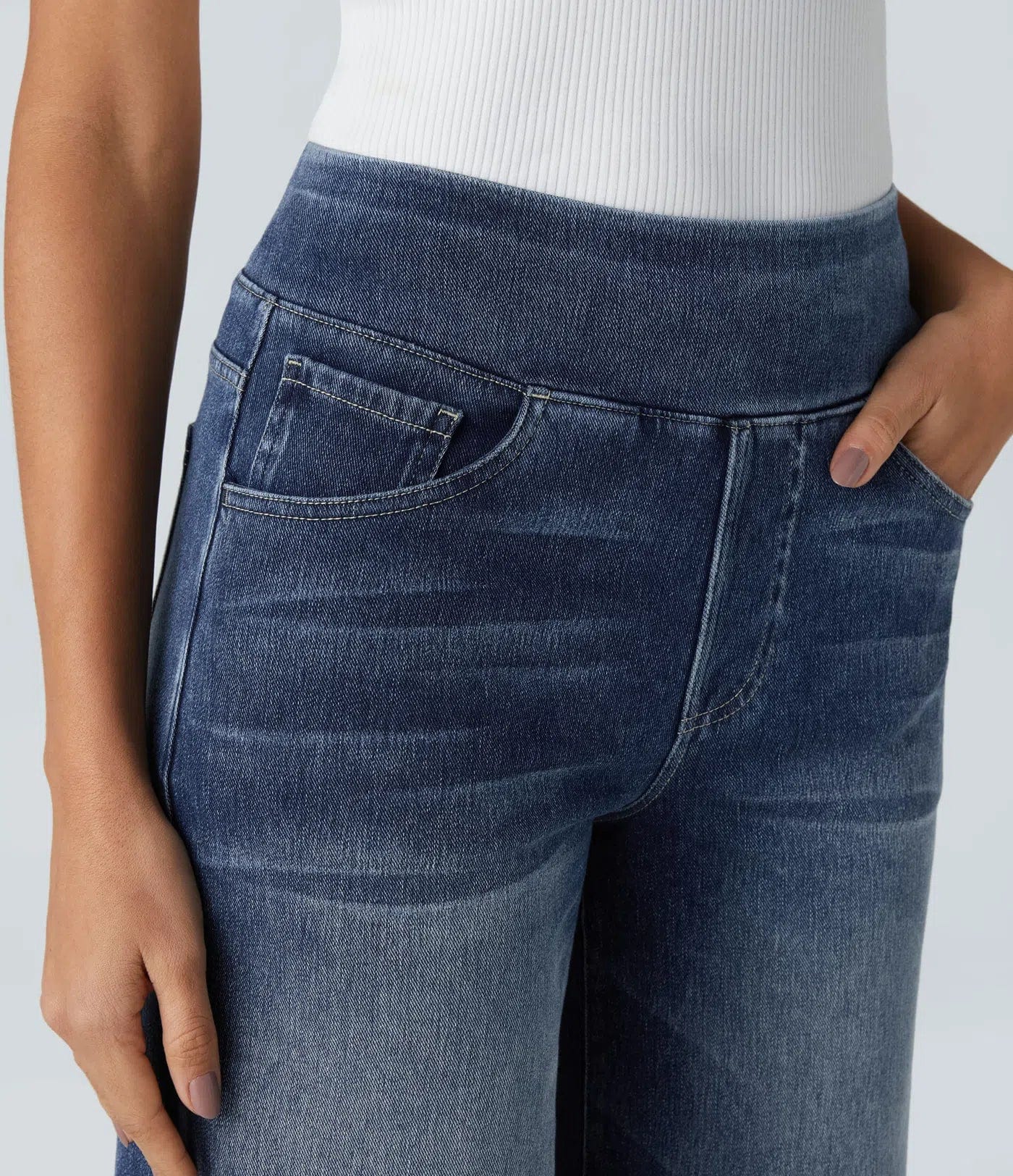 Jean élastique DenimZen - Liberté de mouvement, look impeccable