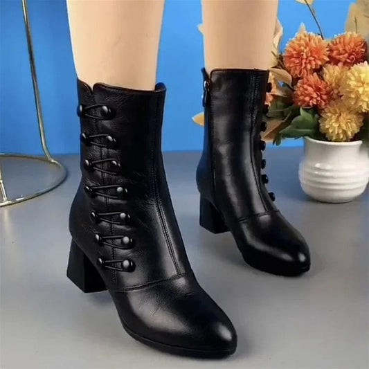 Bottines Élégantes Hiver Luxe