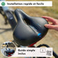 Selle de vélo anti-fatigue et ajustable