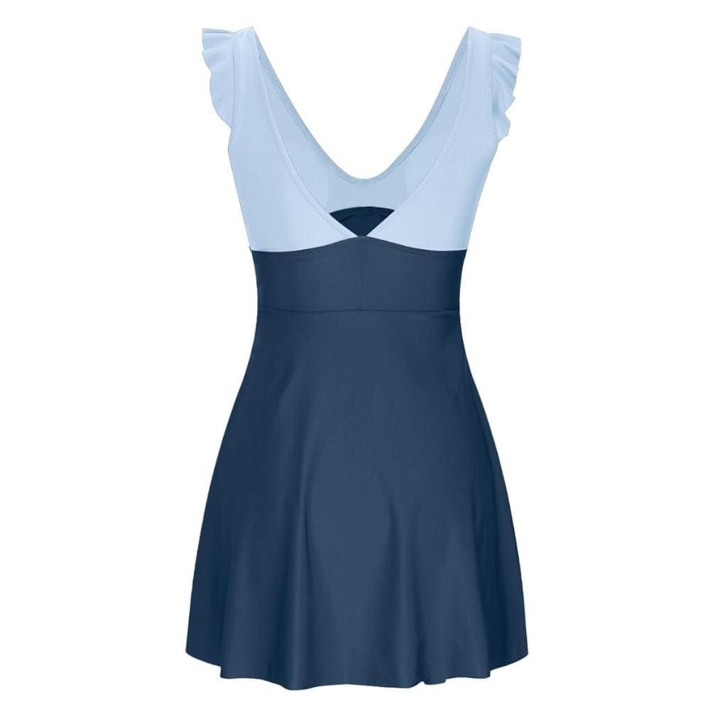 Maillot de bain cache-cœur avec jupe