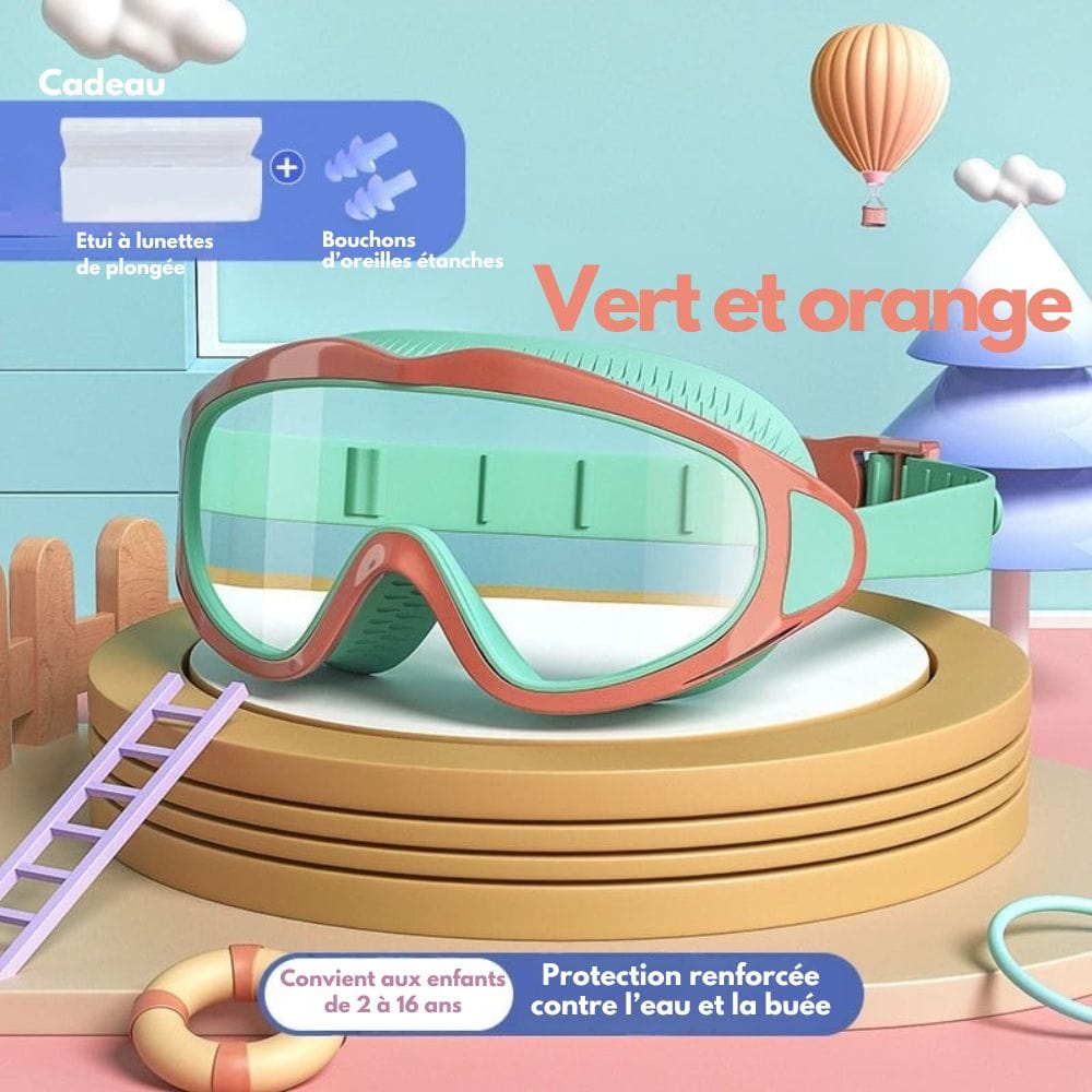 Lunettes ConfortKids – Vision large, zéro buée, 100% protection