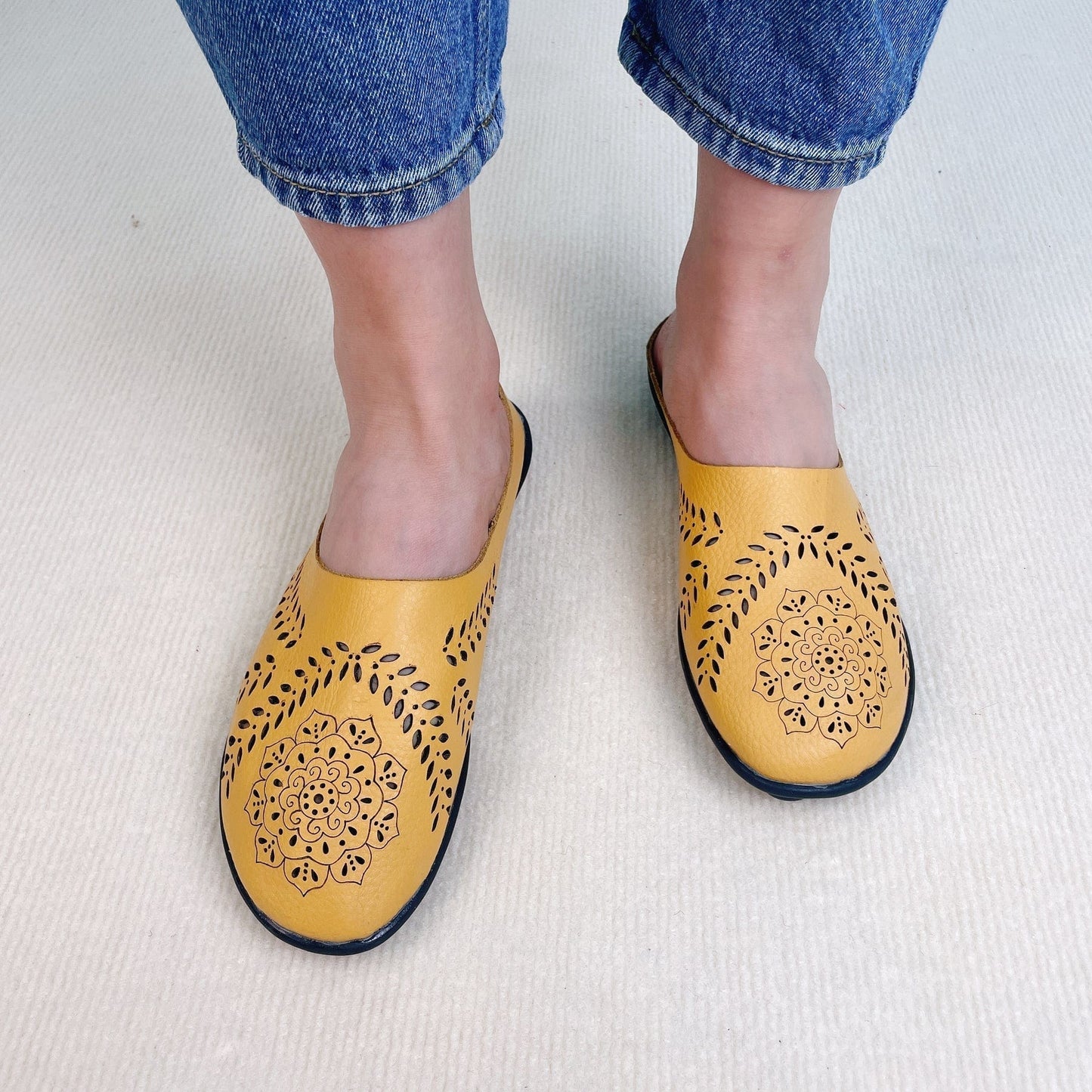 Mocassins confortables avec design fendu