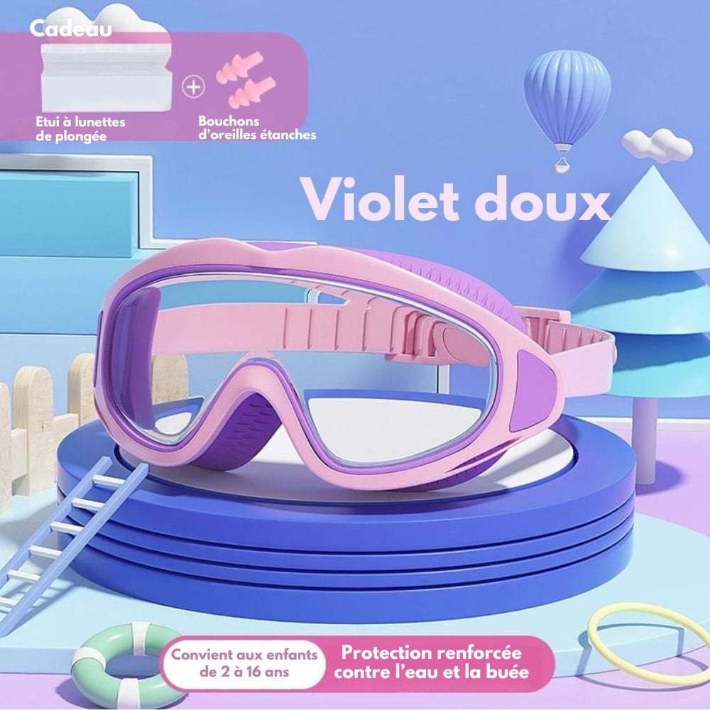 Lunettes ConfortKids – Vision large, zéro buée, 100% protection