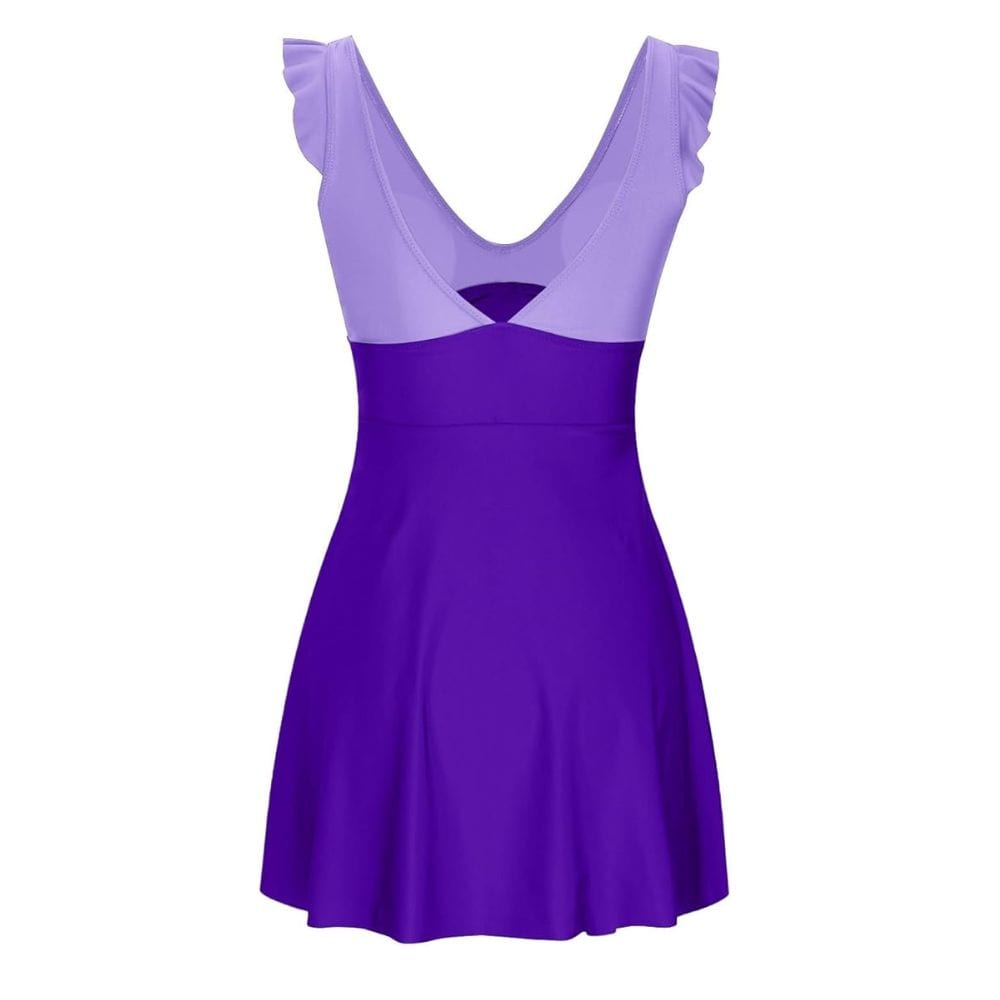 Maillot de bain cache-cœur avec jupe