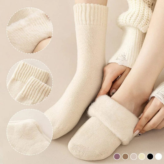 Chaussettes douillettes pour l’hiver