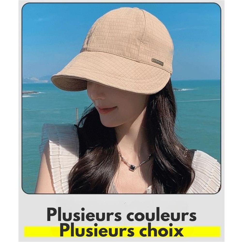 Casquette AntiUV+ – Protection maximale, effet visage affiné