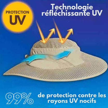Chapeau AntiUV - Sensation fraîche, look stylé