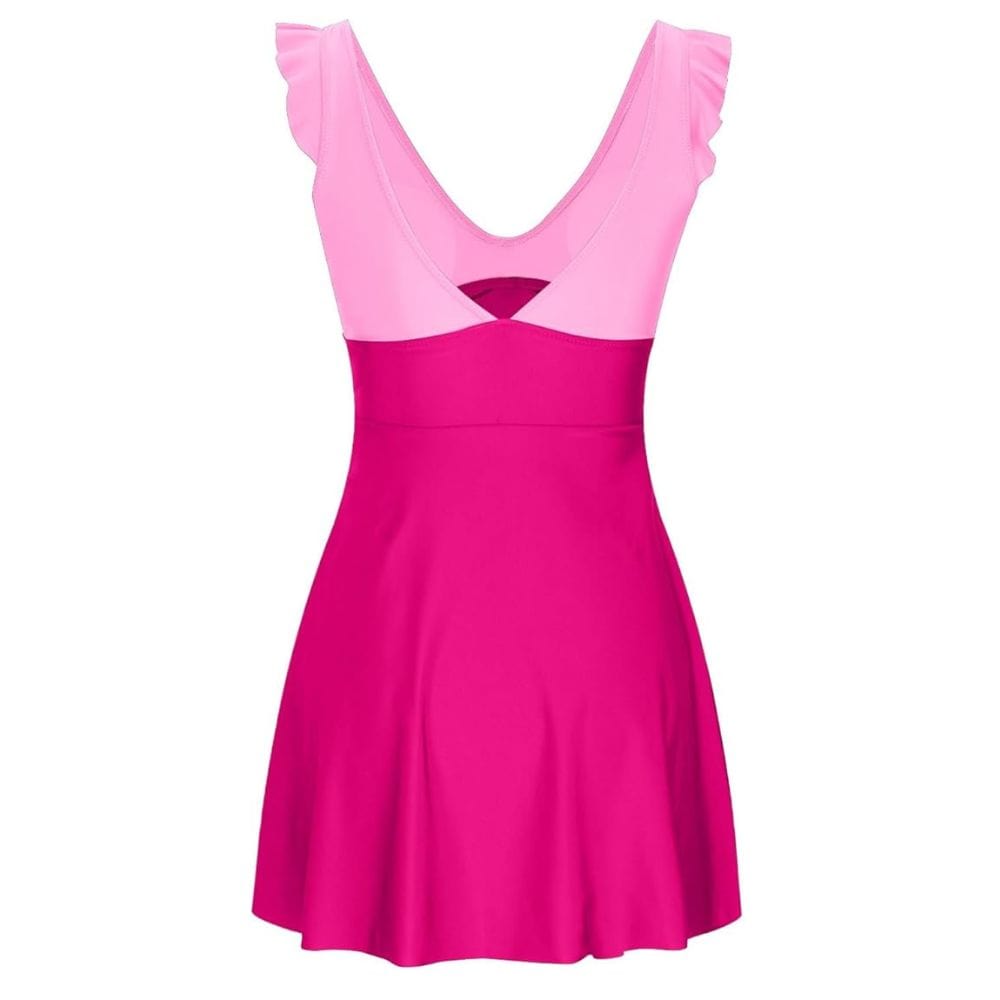 Maillot de bain cache-cœur avec jupe