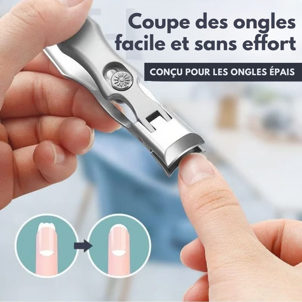 Coupe-ongles à auto-verrouillage et anti-projections