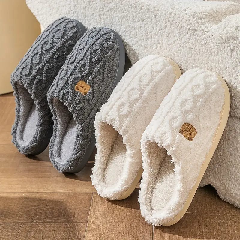 Pantoufles en peluche ultra-confortables