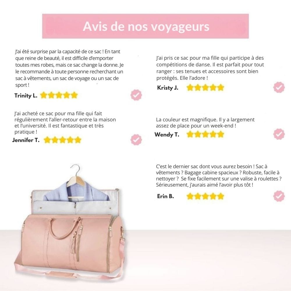 Sac de voyage pliable et compact | Plus d’affaires, moins de volume