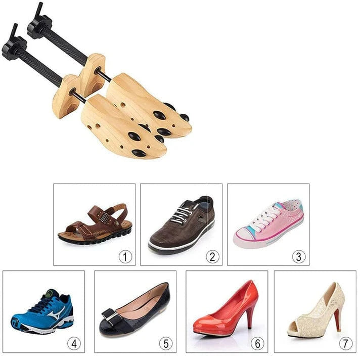 Élargisseur de chaussures FlexWood - Confort ajusté à vos pieds