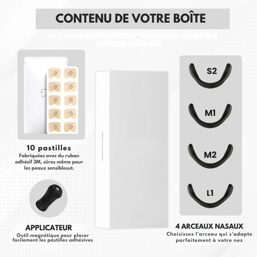 AirBreathe+ - Dilatateur nasal magnétique