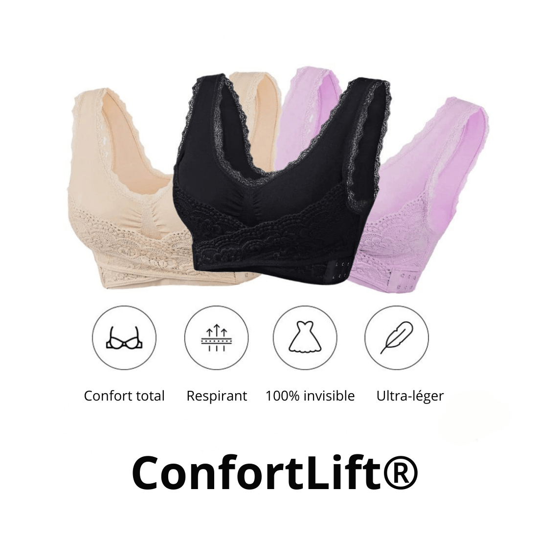 Soutien-gorge ConfortLift -  Maintien parfait, confort absolu