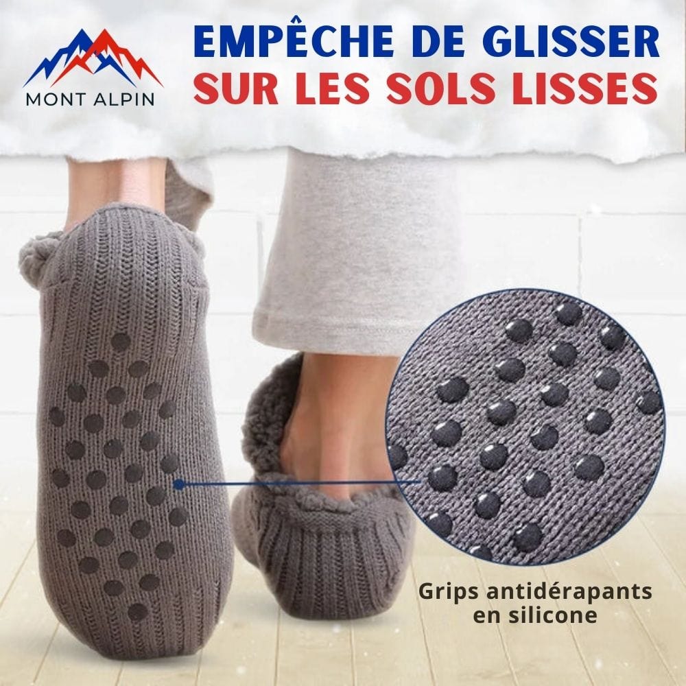 Chaussettes-chaussons ultra douillettes