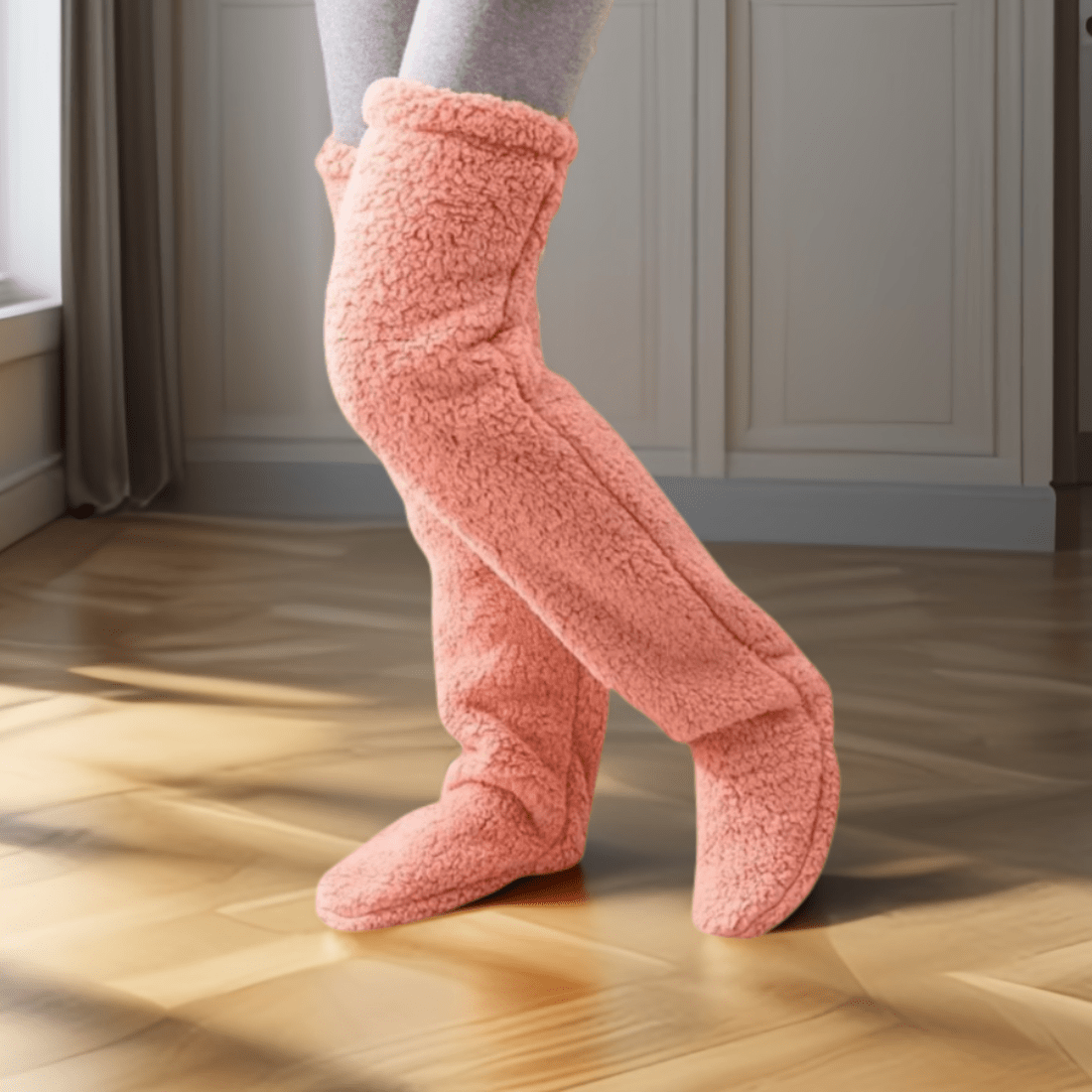 Chaussettes douillettes montante