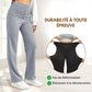 Pantalon stretch taille haute