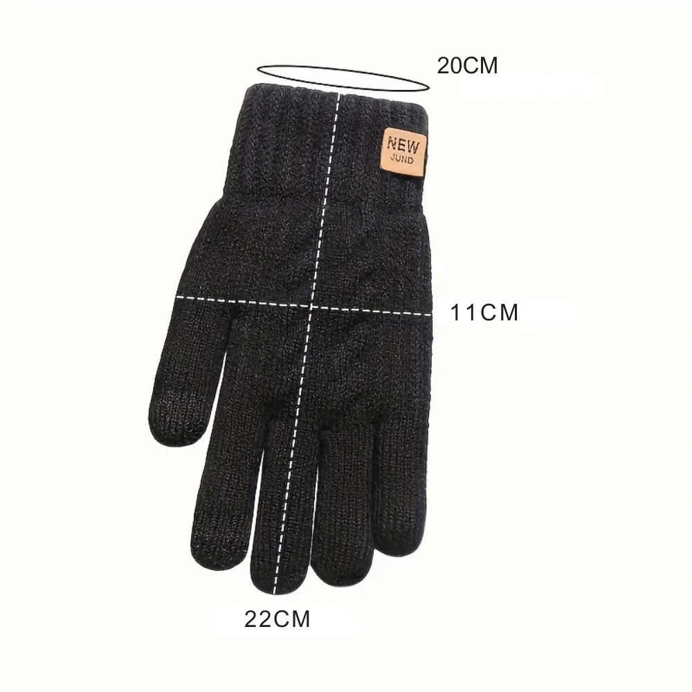 Gants d'hiver tactiles avec doublure chaude