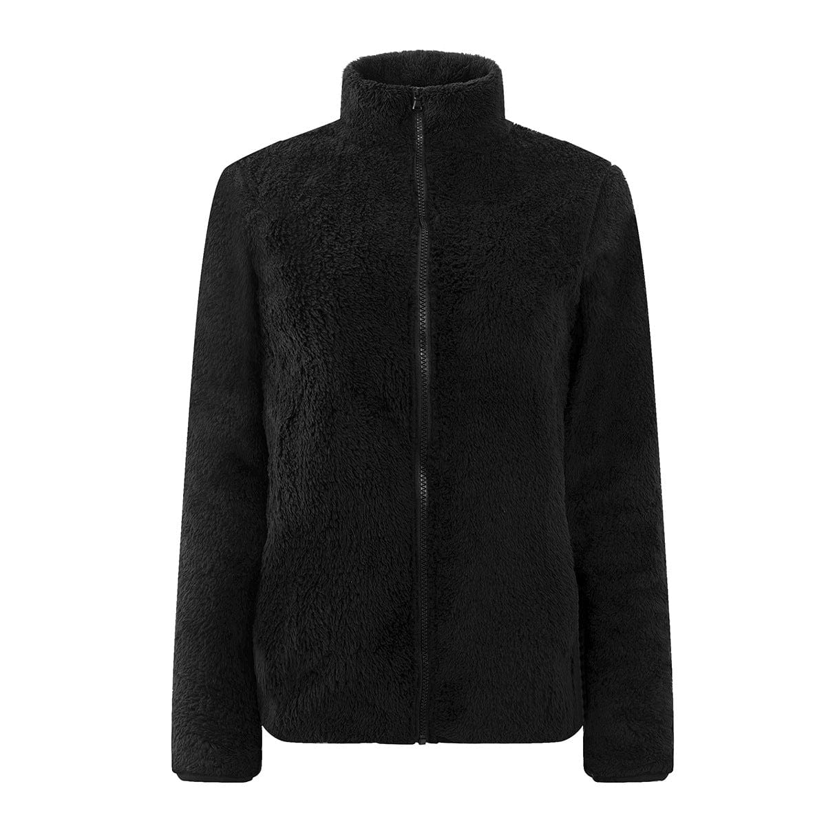 Veste cocooning en fourrure