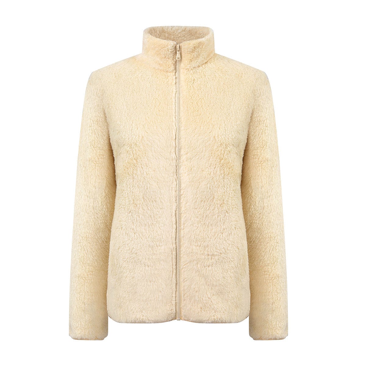 Veste cocooning en fourrure